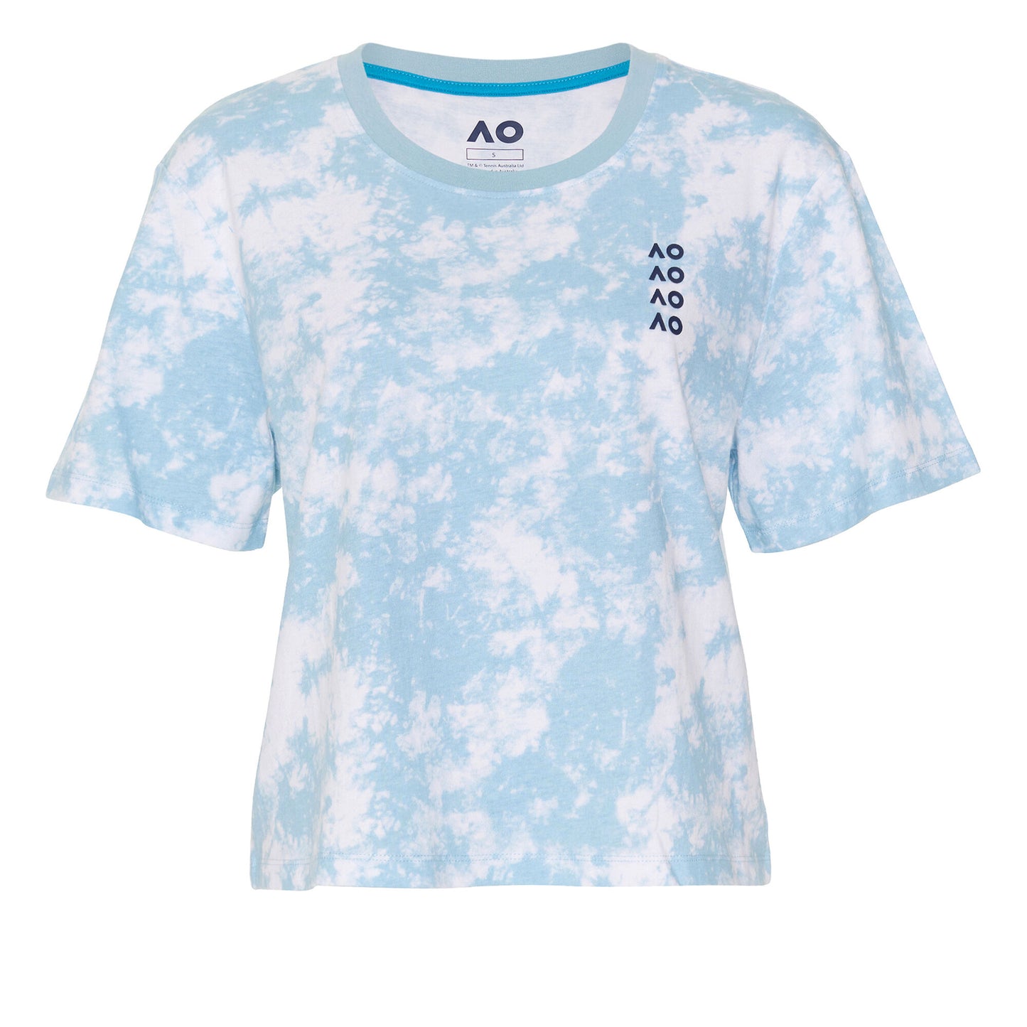 AO Tie Dye Cropped T-Shirt Damen