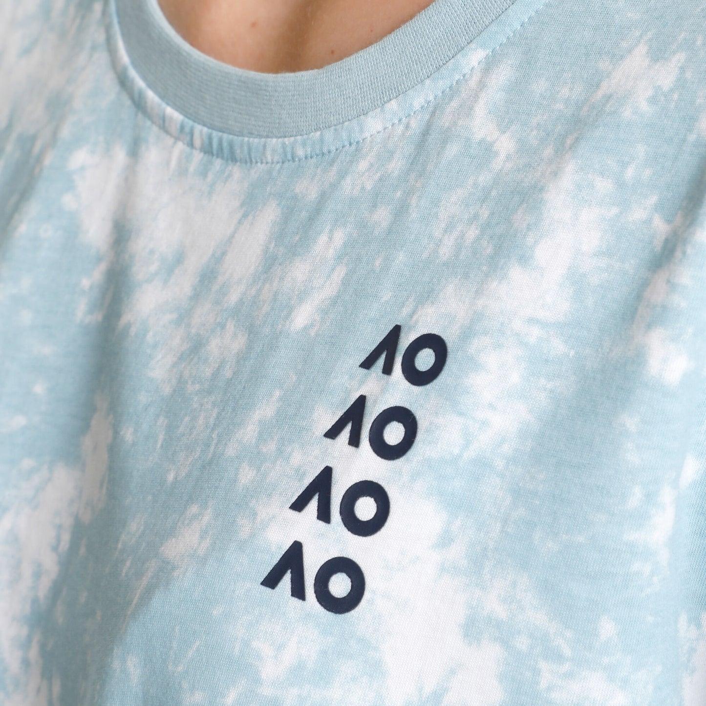 AO Tie Dye Cropped T-Shirt Damen